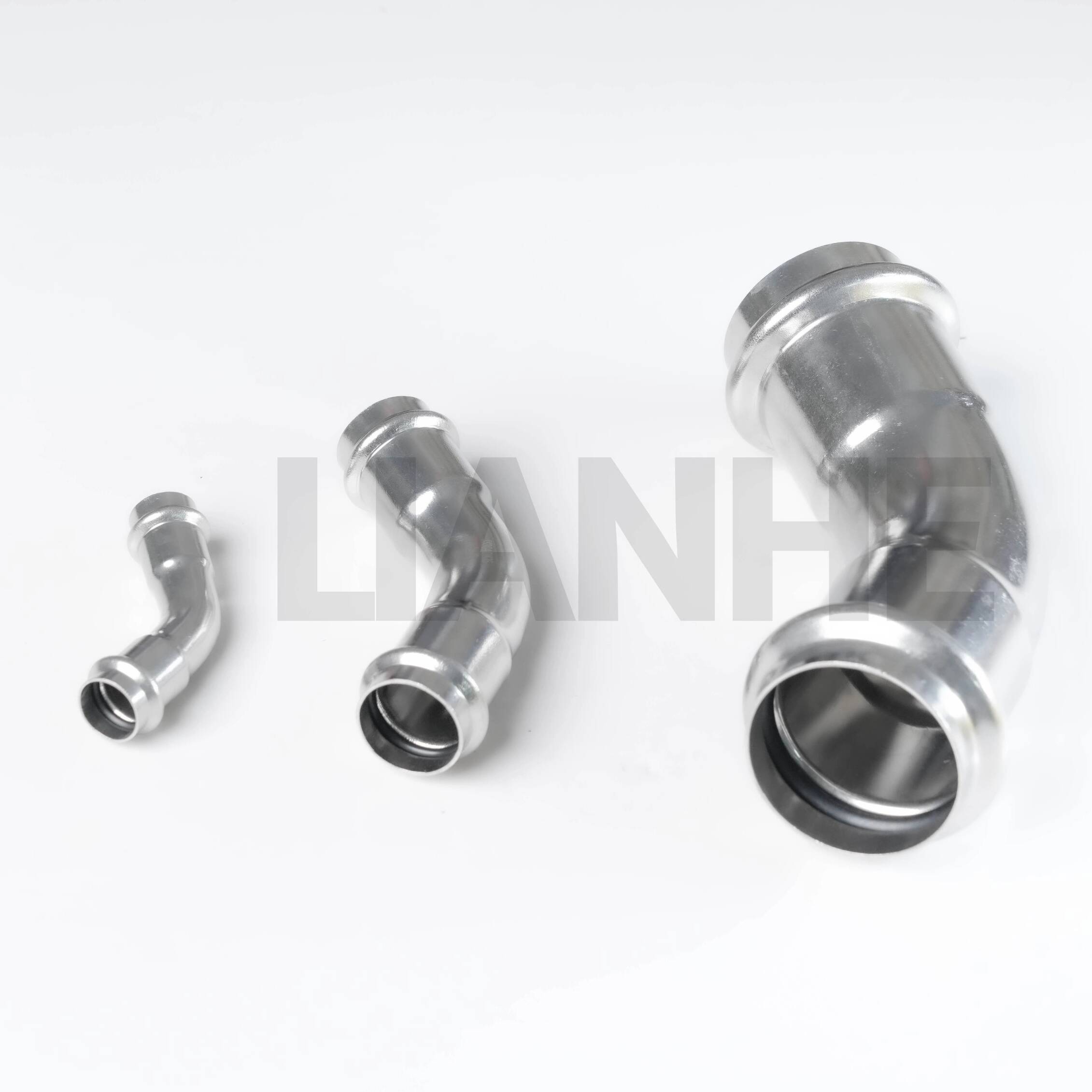 Rustfrit stål S Type 45DEG Albuepressefittings