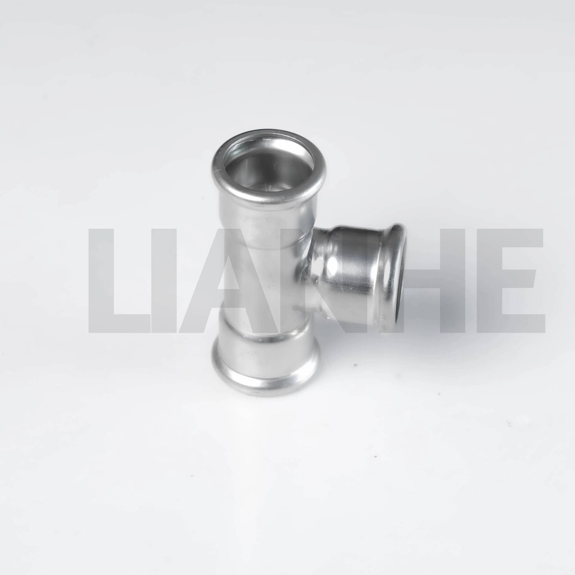 Rustfrit stål Press Equal Tee D Type