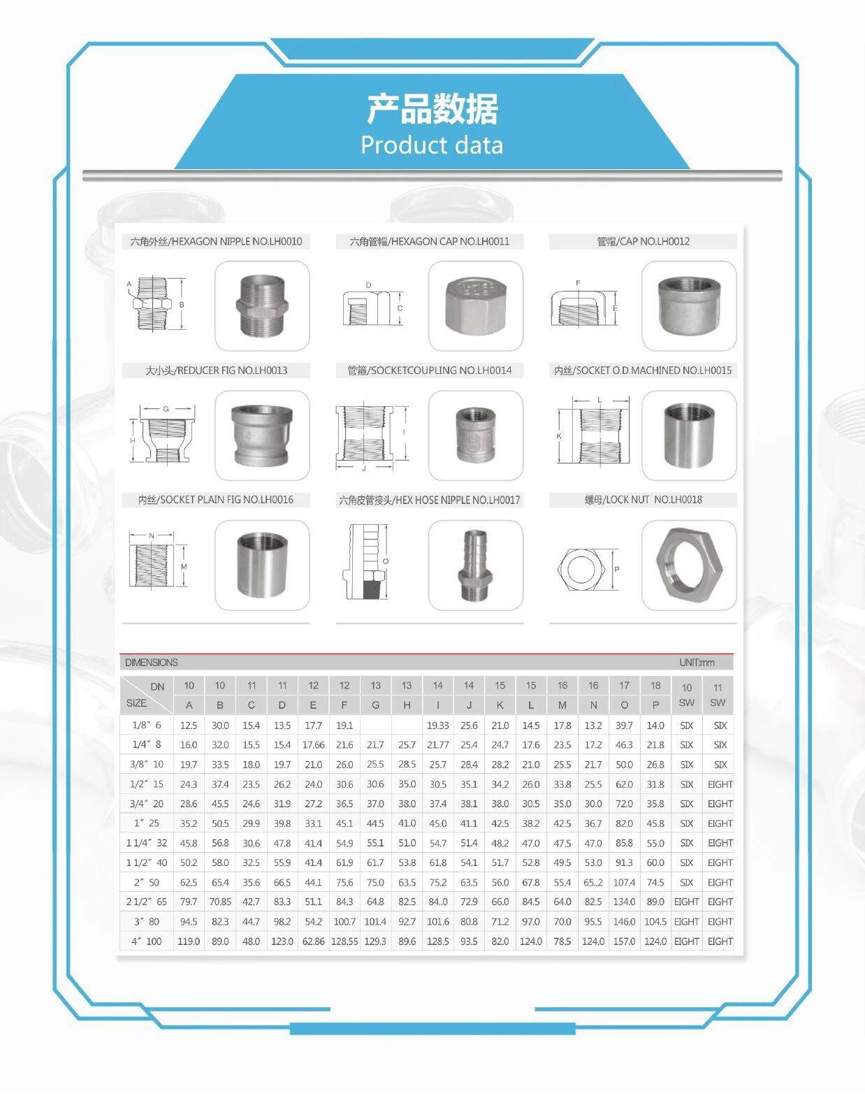 Stainless Steel Thread Reducer